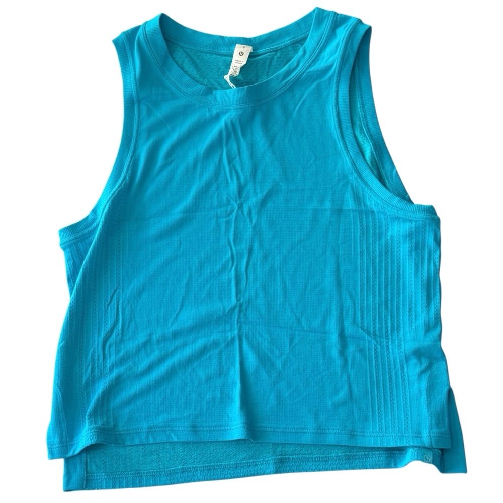 Lululemon Train to Be Tank Top
Turquoise Tide / Turquoise Tide, size 2